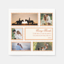 Festa de Colagem de Fotos de Ação de Graças da Fam