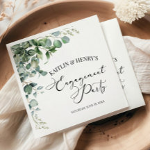 Festa de Compromisso Botânico de Folhas de Eucalip