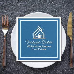 Guardanapo De Papel Festa de Corretor de Imóveis Personalizada da Empr
