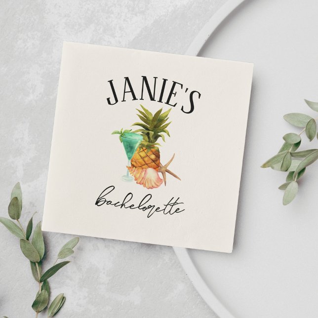 Guardanapo De Papel Festa de Despedida de Solteira na Costa de Amalfi  (Criador carregado)