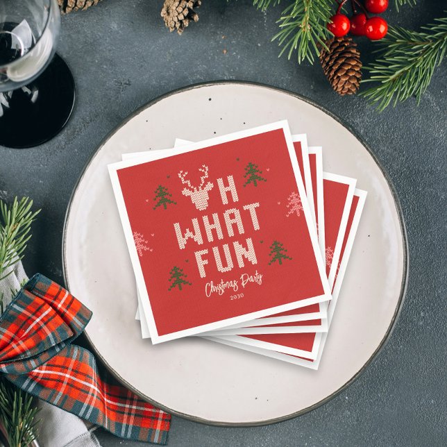 Guardanapo De Papel Festa de Férias do Feriado de Natal Feio Nápoles (Criador carregado)