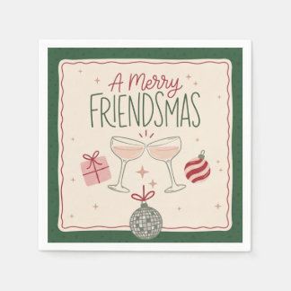Guardanapo De Papel Festa de Férias Merry Friendsmas