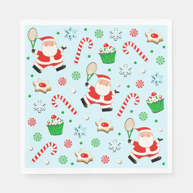 Guardanapo De Papel Festa de Férias tênis (Frente)