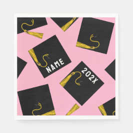 Guardanapo De Papel Festa de formatura 2025 rosa