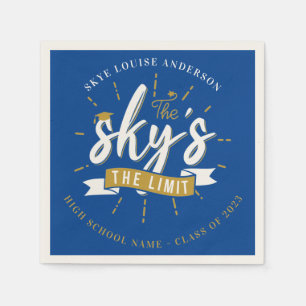 Guardanapo De Papel Festa de Formatura Blue Sky's the Limit 2026 Papel