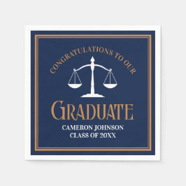 Guardanapo De Papel Festa de formatura da Escola de Direito Dourado ma