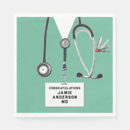 Guardanapo De Papel Festa de formatura da Faculdade de Medicina Napkin