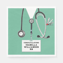 Guardanapo De Papel Festa de formatura de enfermeiro