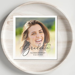 Guardanapo De Papel Festa de formatura de Sobreposição de Fotografias 