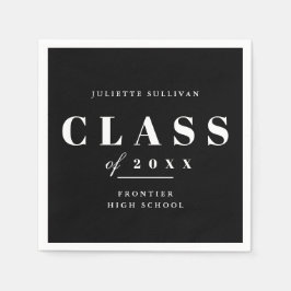 Guardanapo De Papel Festa de formatura mínima