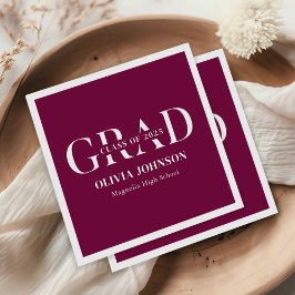 Guardanapo De Papel Festa de formatura mínima