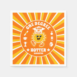 Guardanapo De Papel Festa de formatura retrorreflectora de um grau mai