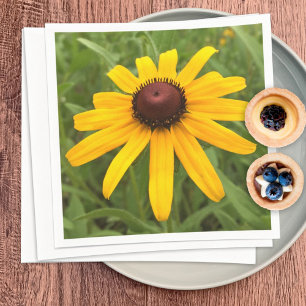 Guardanapo De Papel Festa de Fotografias de Flores Rudbeckia Susan de 