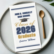 Festa de Graduação da Turma de 2026 Azul Marinho D