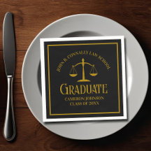 Festa de Graduação de Direito Elegante em Dourado 