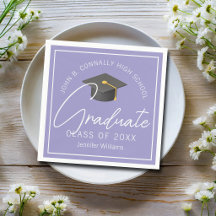 Festa de Graduação Personalizada Lavanda Elegante