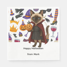 Guardanapo De Papel Festa de halloween de pickleball para amantes de g