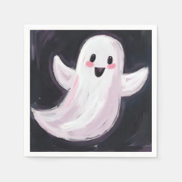 Guardanapo De Papel Festa de Halloween Fantasma Branco Fofo