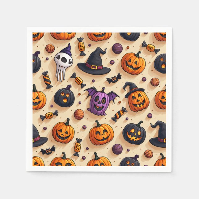 Guardanapo De Papel Festa de Halloween Napkins (Frente)