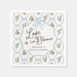 Guardanapo De Papel Festa de Jardim de Primavera com Flores Pastéis Ch