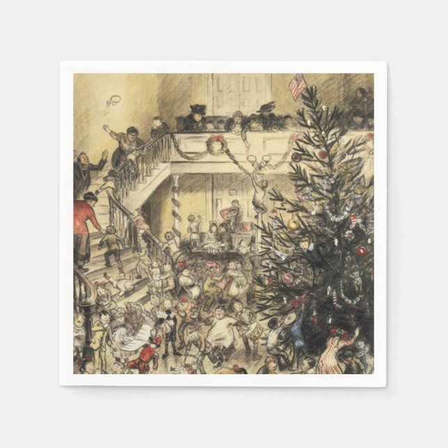 Guardanapo De Papel Festa de Natal (Frente)