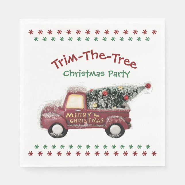 Guardanapo De Papel Festa de Natal (Frente)