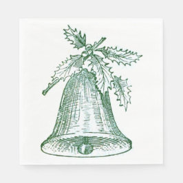 Guardanapo De Papel Festa de Natal com Holly