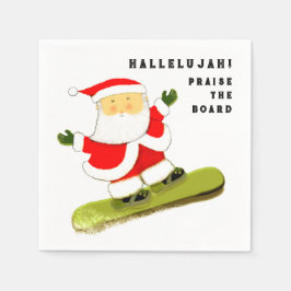 Guardanapo De Papel Festa de Natal engraçada