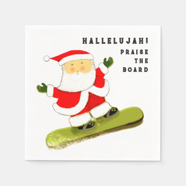 Guardanapo De Papel Festa de Natal engraçada (Frente)