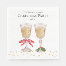 Festa de Natal Vintage Crystal Wine