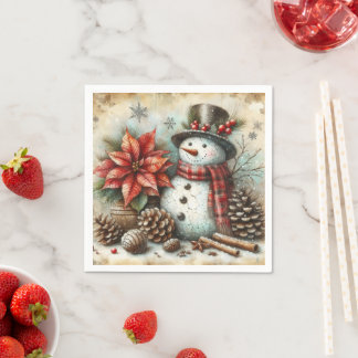 Guardanapo De Papel Festa de Neves do Natal Napkins