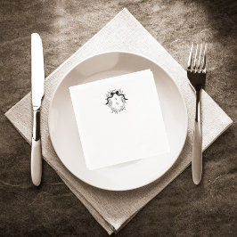 Guardanapo De Papel Festa de noivado de Casamento do Monograma Vitoria