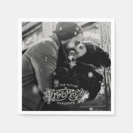 Guardanapo De Papel Festa de noivado mistoe adicione sua própria foto