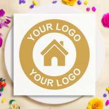 Festa de Papel com Logotipo ou Imagem Personalizad
