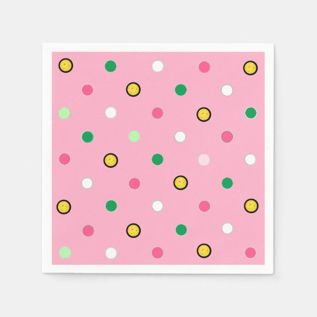 Guardanapo De Papel Festa de Picleball (Frente)