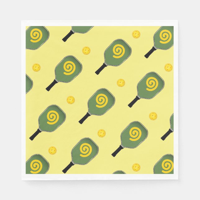 Guardanapo De Papel Festa de Picleball (Frente)