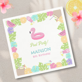 Guardanapo De Papel Festa de Piscina