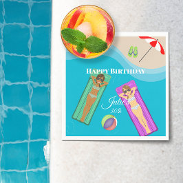 Guardanapo De Papel Festa de piscina para aniversário de 30 anos