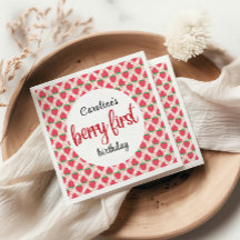 Festa de primeiro aniversario de Morango Berry Swe