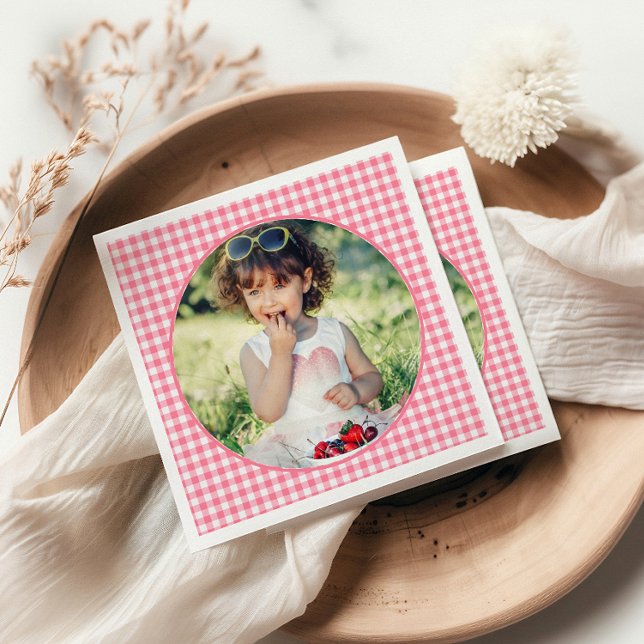 Guardanapo De Papel Festa de primeiro aniversario de Morango Berry Swe (Criador carregado)