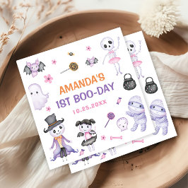 Guardanapo De Papel Festa de primeiro aniversario Spookie Halloween