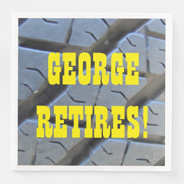 Guardanapo De Papel Festa de Reforma Engraçada Napkins (Frente)