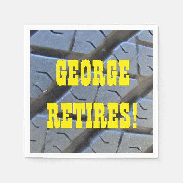 Guardanapo De Papel Festa de Reforma Engraçada Napkins (Frente)