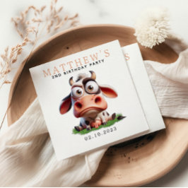 Guardanapo De Papel Festa de segundo aniversário de Animais de Criação