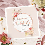 Guardanapo De Papel Festa de solteira Floral de Rosa por Aquarela<br><div class="desc">Capturar o espírito do final de semana da despedida de solteira com nossos elegantes guardanapos itinerários florais de aquarela! 🎨 🌺 garantir que suas garotas estão animadas e prontas para celebrar com um convite que promete um fim de semana de amor,  riso e memórias duradouras.</div>