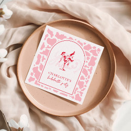 Guardanapo De Papel Festa de solteira Ocidental Rosa Quente