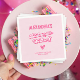 Guardanapo De Papel Festa de solteira Rosa