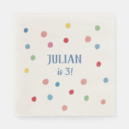 Guardanapo De Papel Festa do Aniversário de criança do Ball Pit