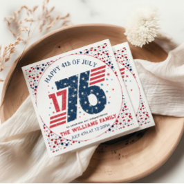 Guardanapo De Papel Festa do Dia da Independência em 4 de julho de 177