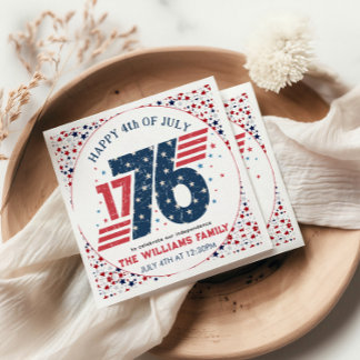 Guardanapo De Papel Festa do Dia da Independência em 4 de julho de 177